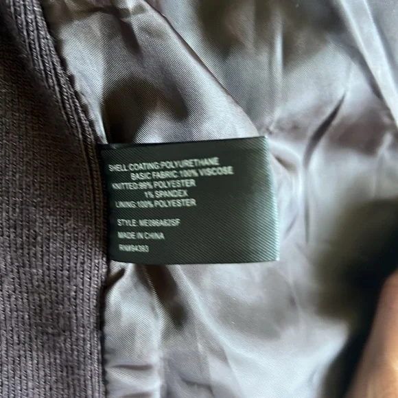 NWOT Mo-Ka by Santa Fe Brown Faux Leather Jacket Full Zip - Women’s M - Picture 15 of 17